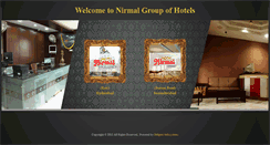 Desktop Screenshot of hotelsnirmal.com
